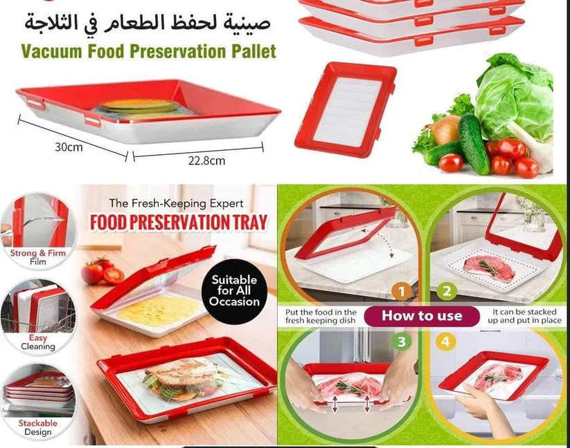 Vacuum Food Preservation Tray