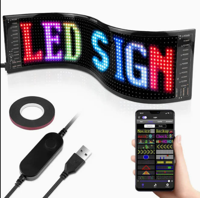 LED Matrix Panel Car Sign (70x170)
