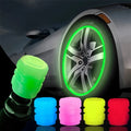 Car Luminous Wheel Tire Valve Led Decor 4 Pieces