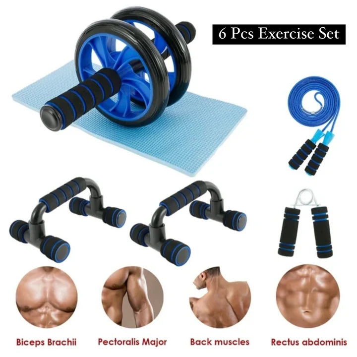 Sport Exercise Equipment Set Home Workout 6 in 1 Pieces
