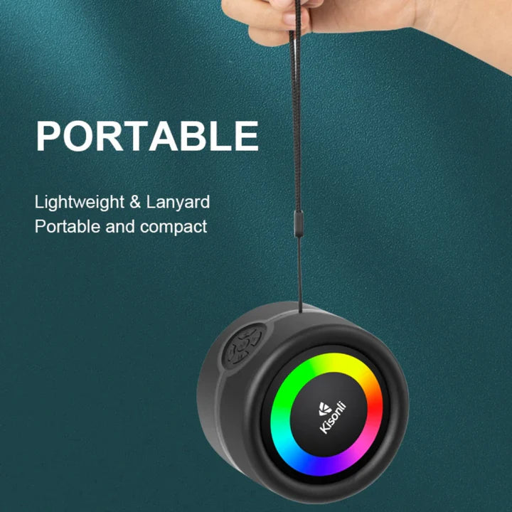 Speaker Kisonli S16, Bluetooth, Black