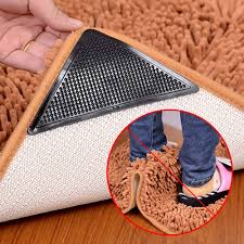 Silicon Edge Protector Pads for Carpets-anti Slip (4pcs)